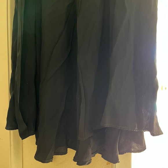 Vintage 40s Saybury Robe Dressing Gown Tricolor Black Peachy Coral Lavender S - Picture 13 of 16